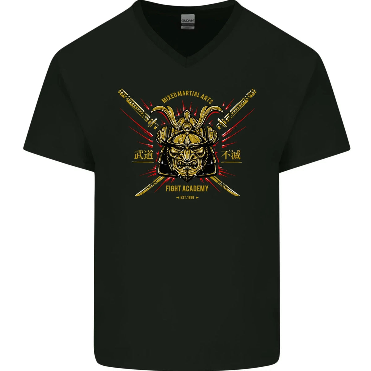 Mixed Martial Arts Fight Academy MMA Mens V-Neck Cotton Unisex