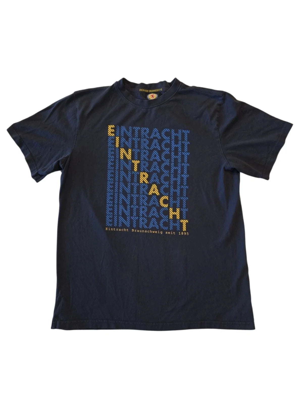 Eintracht Braunschweig XL Navy Graphic T Shirt German Soccer Football Fan Tee Unisex