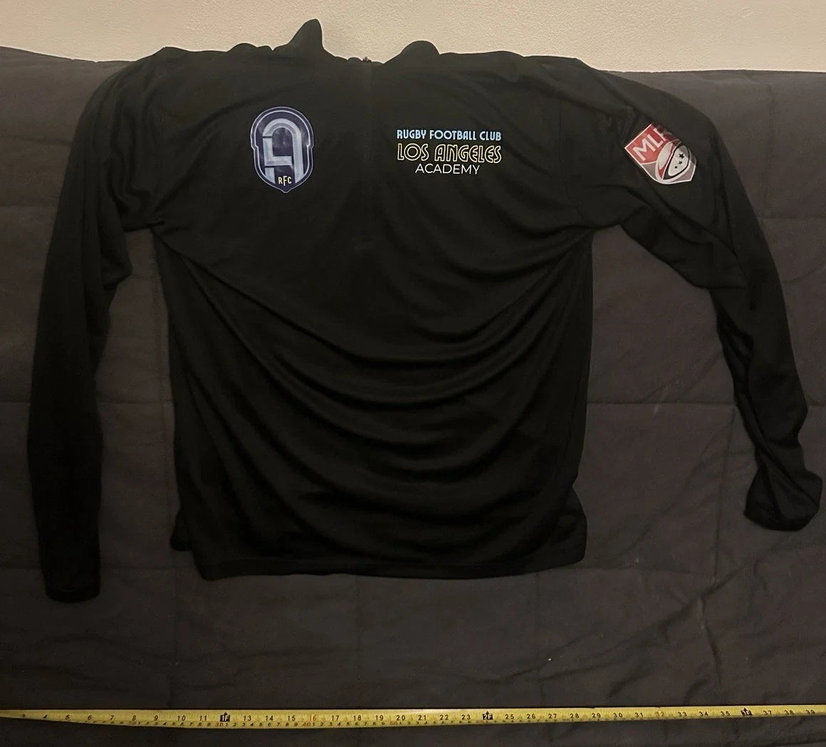 Los Angeles Rugby Football Club MLR Black RFC Academy Long Sleeve Men's L Rare Unisex