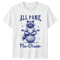 All Panic No Disco Raccoon Zen Disco Ball Animal Humor Unisex