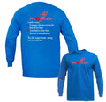 Mother Definition Mom's Life Mother's Day Gift Unisex Long Sleeve Shirt