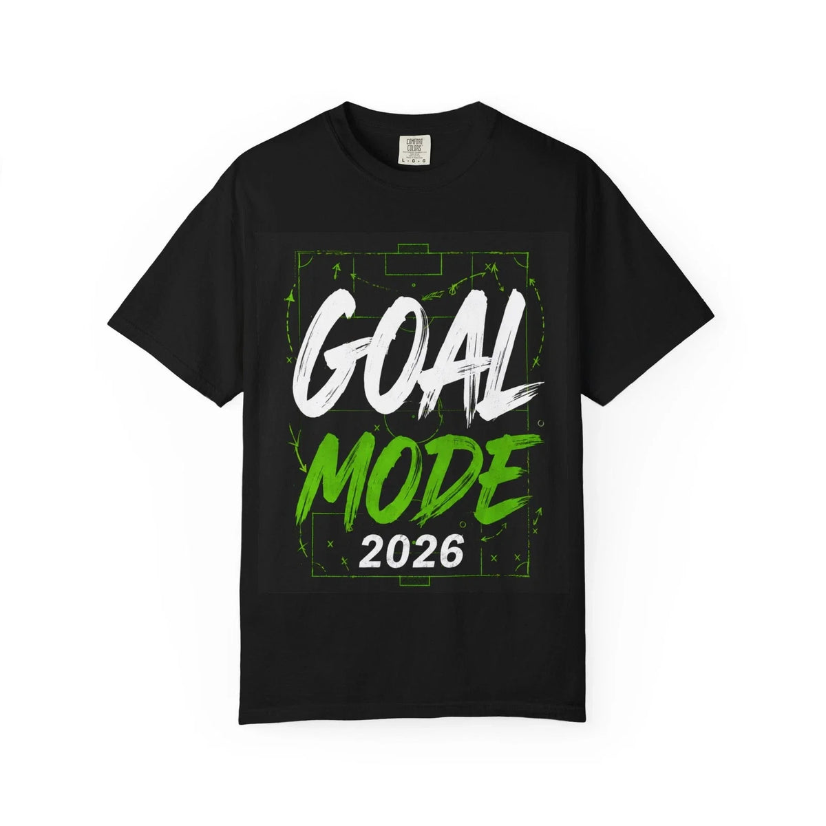 Goal Mode 2026 | Soccer Pitch Graphic Unisex