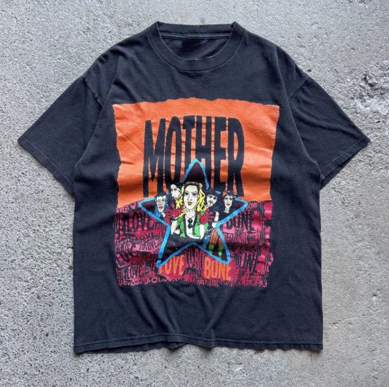 Vintage 1990 Mother Love Bone Stardog Champion Brockum Band S-5XL Unisex