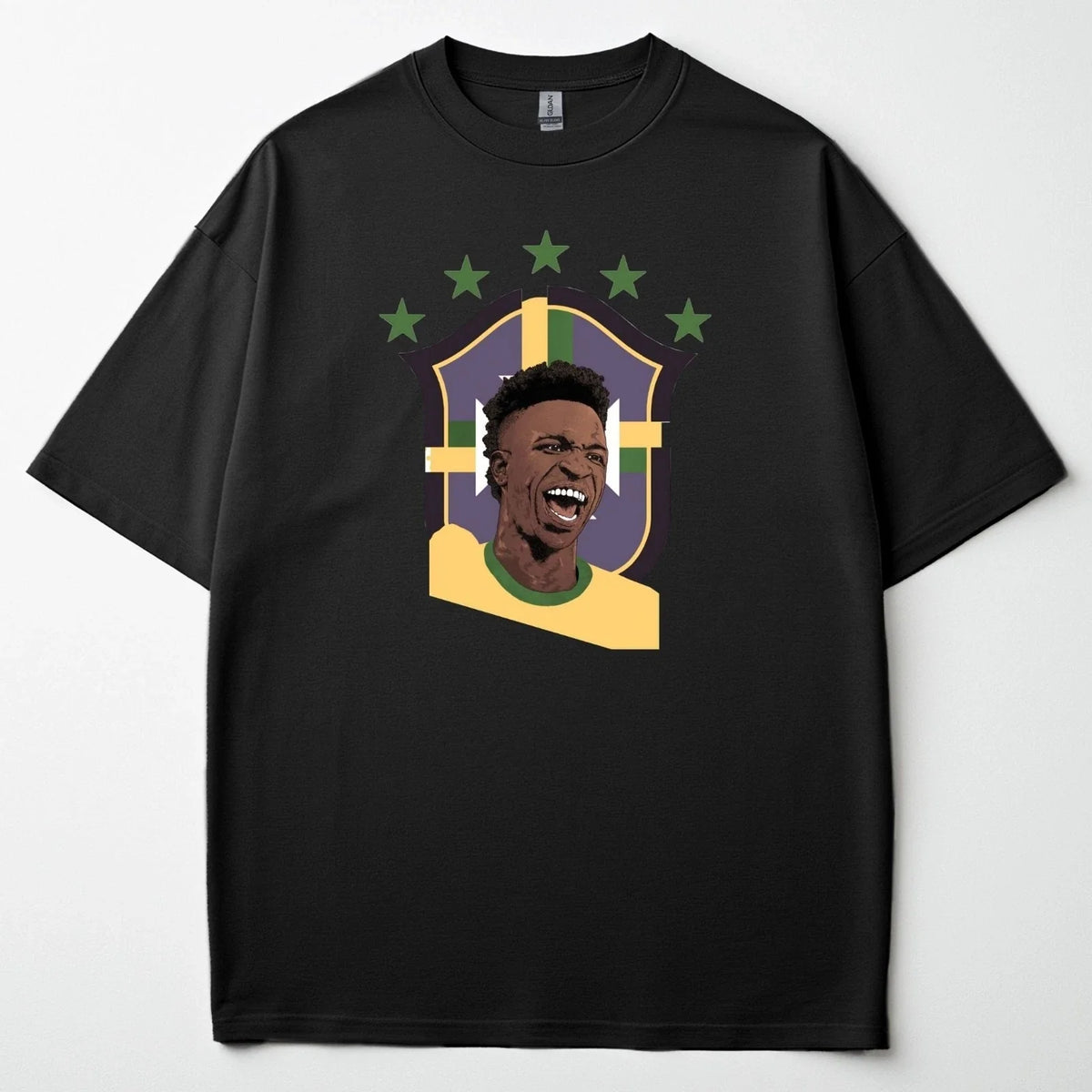 Vinicius Jr Brazil Shirt World Cup 2026 Soccer Fan Graphic Tee Football Gift Unisex