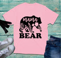 Mama Bear T-Shirt Mother's Day Mommy Bear Baby Shower Mom Life Mama Gift Tee Top