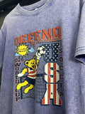USA Soccer X Grateful Dead 2026 World Cup “Defend Thy Homeland” Shirt - Blue XL Unisex