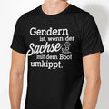 Gender Is When The Saxon Tips Over With The Boat Fun Funny Comedy Unisex