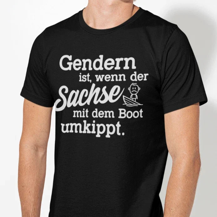 Gender Is When The Saxon Tips Over With The Boat Fun Funny Comedy Unisex