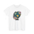 Earth Blooms Shirt Teacher Adventure Gift Women Folk Tee Floral T-Shirt