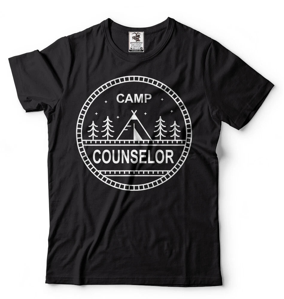 Camping T-shirt Camp Counselor Shirt Summer Camp Counselor Tee Shirt