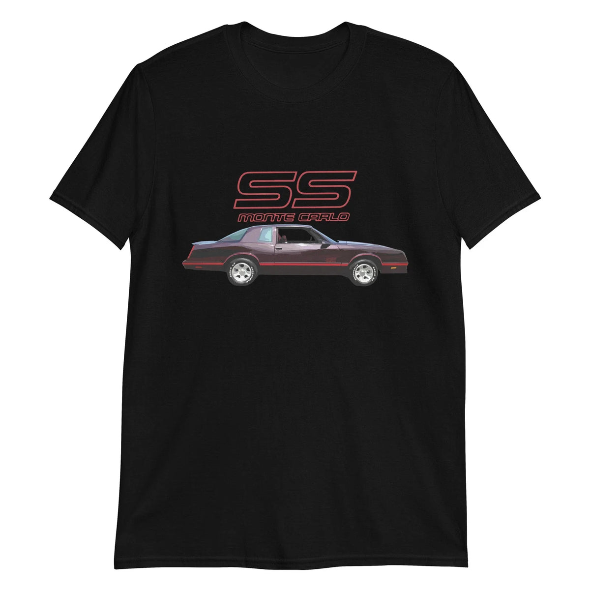 1987 Chevy Monte Carlo SS Aerocoupe Burgundy Classic Car Unisex