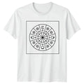 Celestial Moon Stars Circle Graphic Mens T-Shirt Ladies Tee Unisex Top