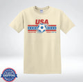 USA Soccer Fan 2026 Patriotic American Flag Graphic Unisex