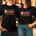 Tis The Season Christmas T-Shirt Hot Cocoa Coffee Xmas Holiday Gift Top T-5015