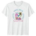 Spring Break Est 2025 Social Club Women Tropical Cocktail Beach Vacation Unisex