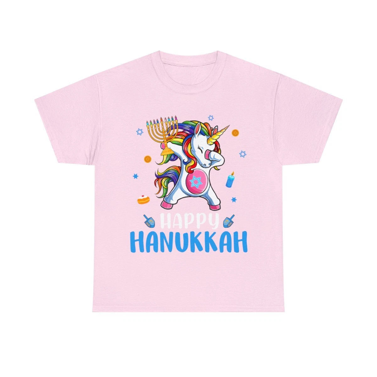 Hannukah Unicorn Unisex Youth Cotton Tee