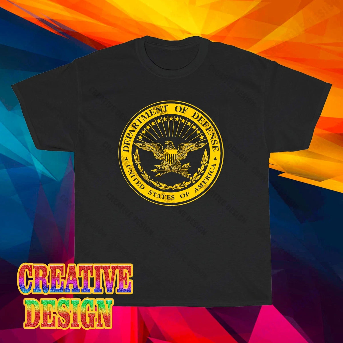 NEW! Department of Defense Seal Logo Long Sleeve Funny Size S to 5XL Unisex