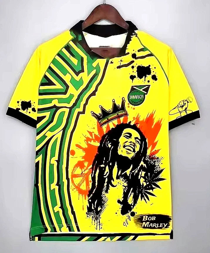 Bob Marley Jamaica Football T Shirt World Cup 2026 Reggae Pop Singer Music Star Unisex