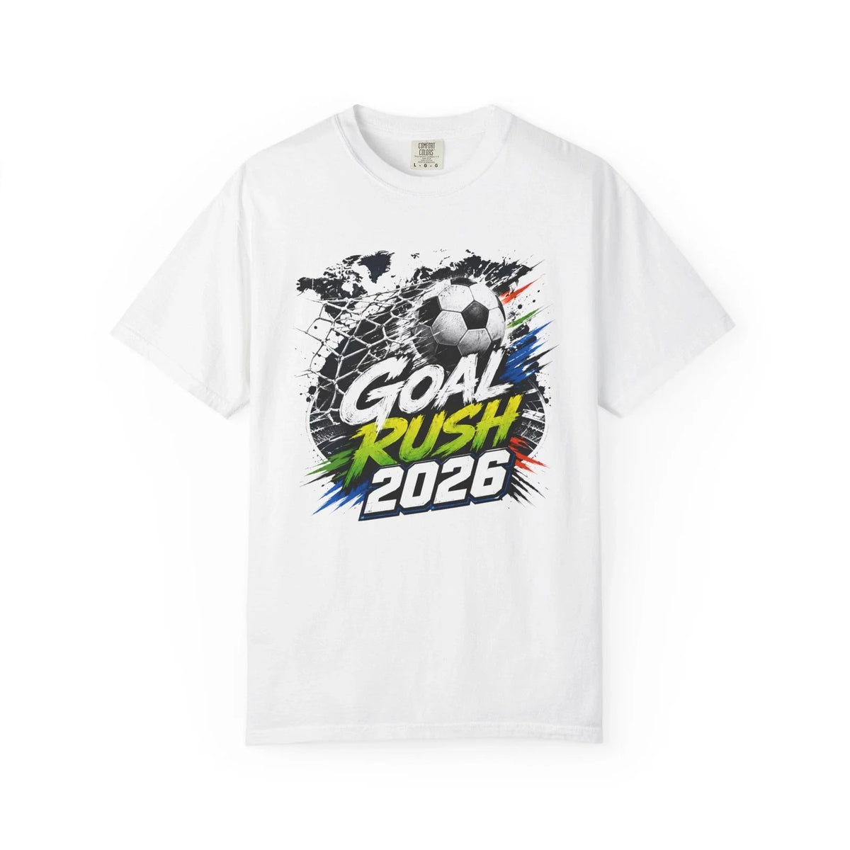 2026 Goal Rush Soccer Cup Lover Football Fan Graphic Tee Design Unisex
