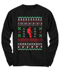 One Wheel Ugly Christmas Sweater Sweatshirt jumper - Long Sleeve Tee
