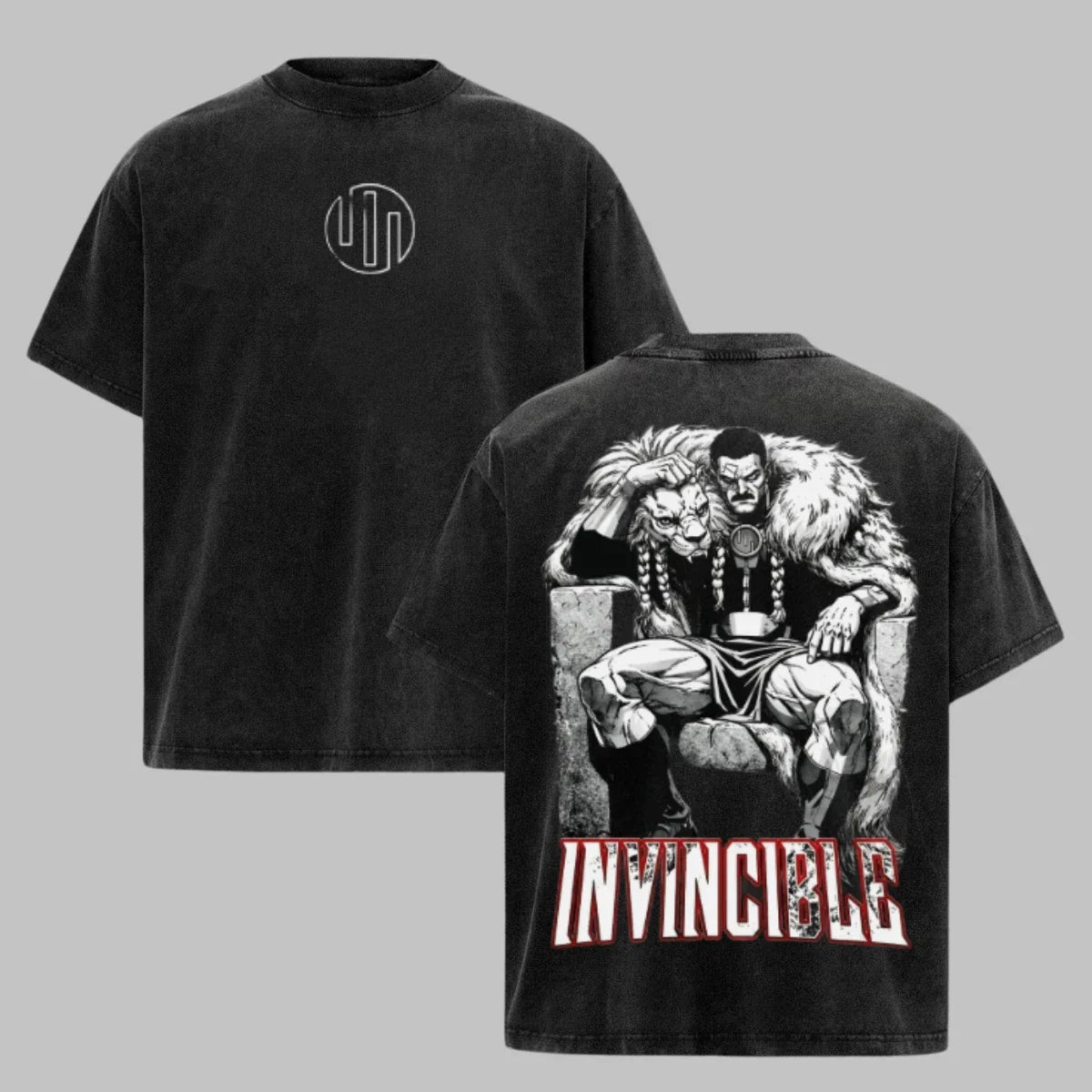 Omni Man Invincible Acid Washed Heavyweight Cotton Comic Fan Gift Unisex