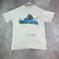 VTG Yosemite National Park Shirt Adult Medium White Half Dome Thrashed USA 80s