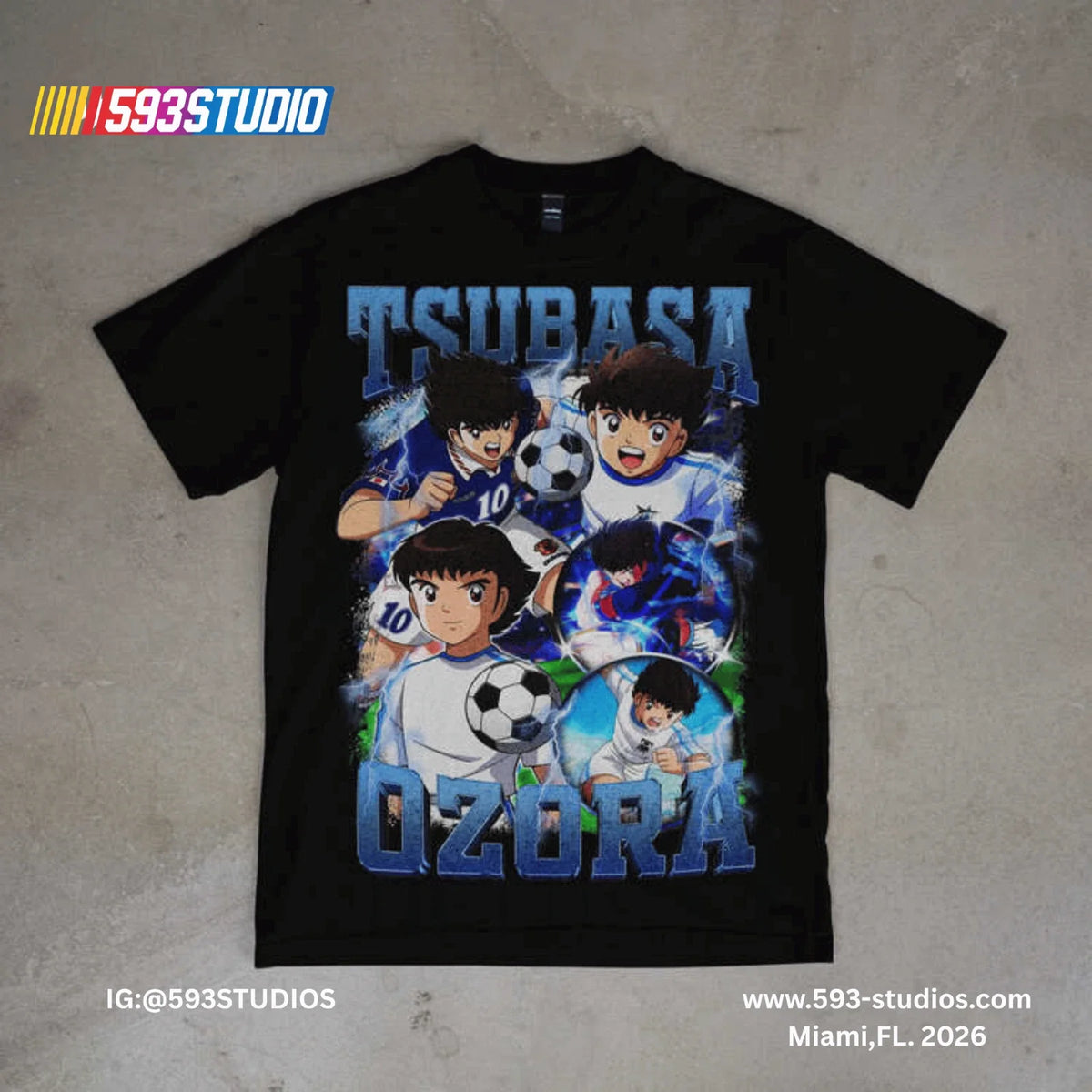 Captain Tsubasa Anime Soccer Manga Graphic Soccer |Oliver Atom Unisex