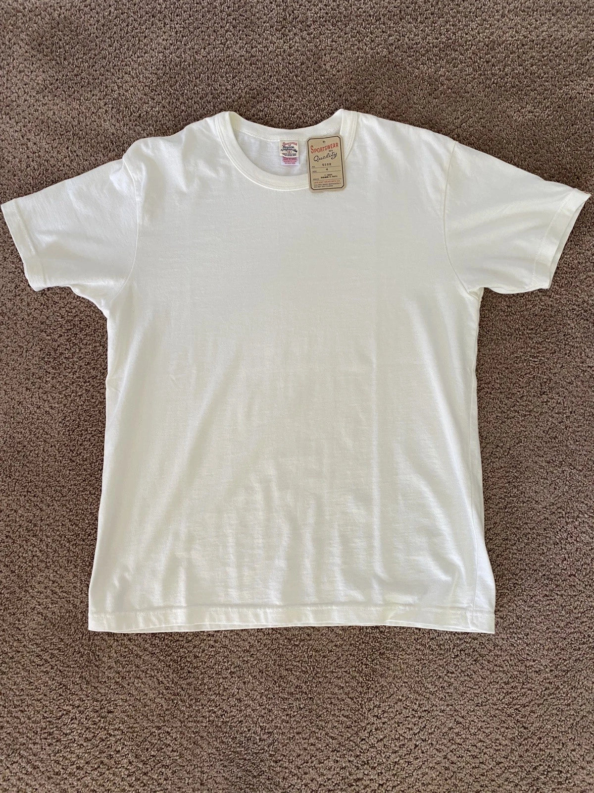 UES Brand Ramayana White Cotton Size 4 XL - NWT Tee Made In Japan Unisex