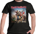 Official Iron Maiden T Shirt The Trooper Black Heavy Metal Eddie New S To XXL Unisex