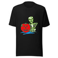 Halloween Vintage-Inspired Skeleton & Pumpkin T-Shirt Original Artwork!
