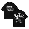Scarface Graphic Tee For Men Stylish Black Short Sleeve Crew Neck Summer Unisex