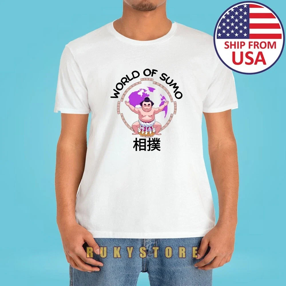 World of Sumo Men's White Size S-5XL Unisex