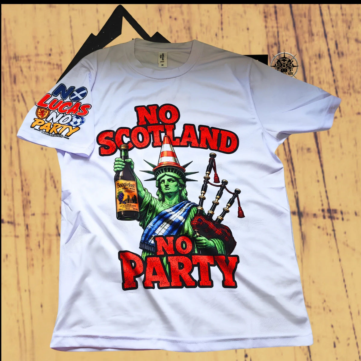 Scotland Fan Shirt No Scotland No Party 2026 Personalised Word Cup football army Unisex