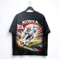 Korea Soccer Washed T Shirt World Cup 2026 Korean Graphic Tee Unisex Unisex