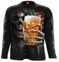 Spiral Direct LIVE LOUD Long Sleeve /Biker/Rock/Metal/Skull/Goth/Beer/Top Unisex