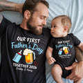 First Father's Day Shirt, Matching Dad And Son Shirts, First Time Dad Gift Unisex