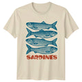 Sardines Fish Seafood Mens Womens Tee Foodie Graphic Unisex Top Unisex