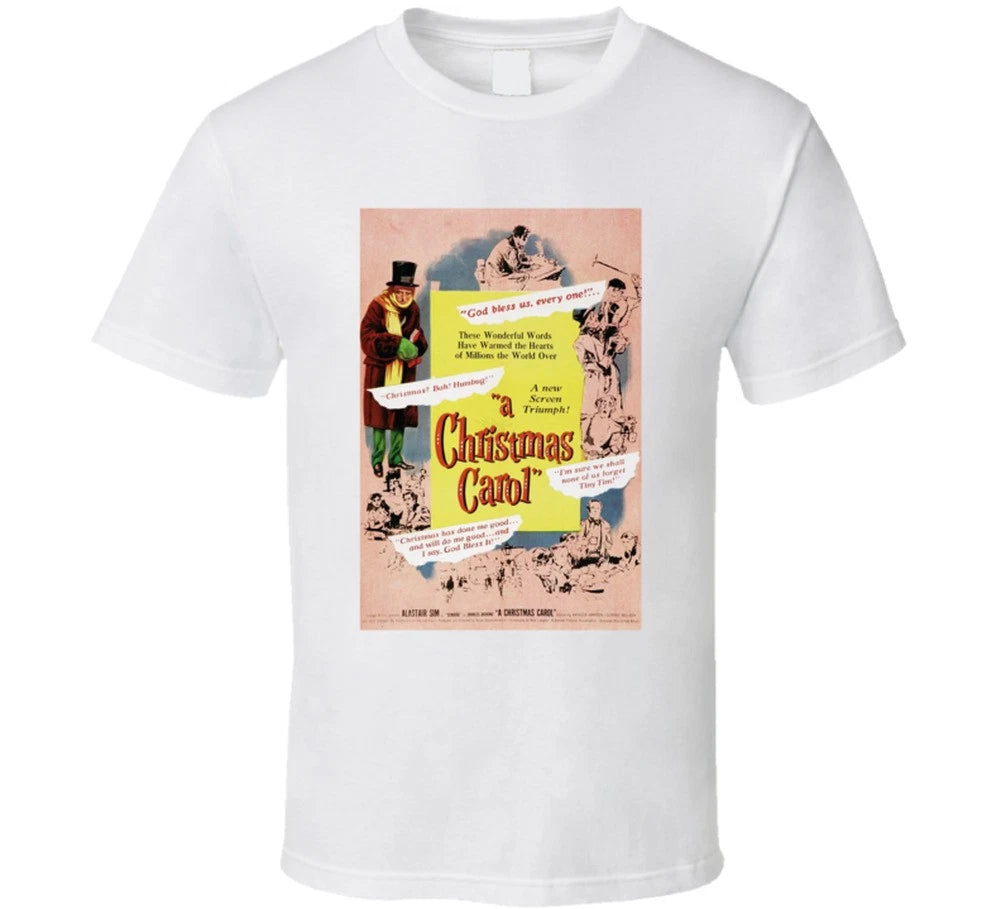 A Christmas Carol Retro Holiday Movie Scrooge T Shirt