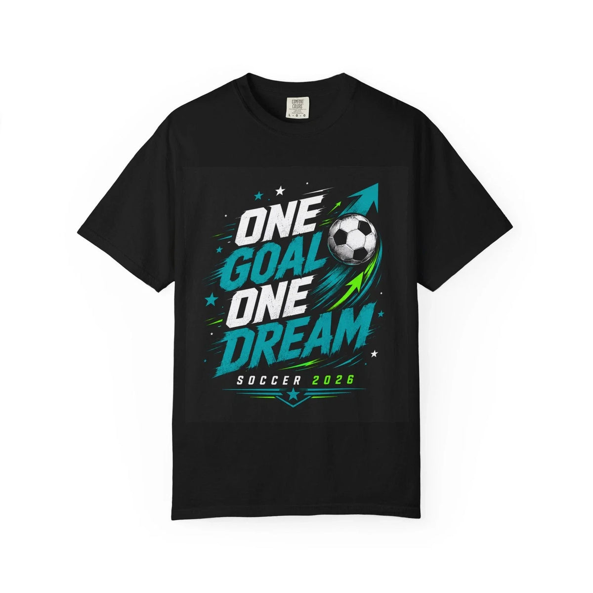 One Goal One Dream Soccer 2026 | Soccer Ball Graphic Tee Unisex