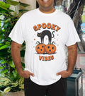 Cat Halloween Shirt, Cat Shirt, Retro Graphic Halloween T-Shirt