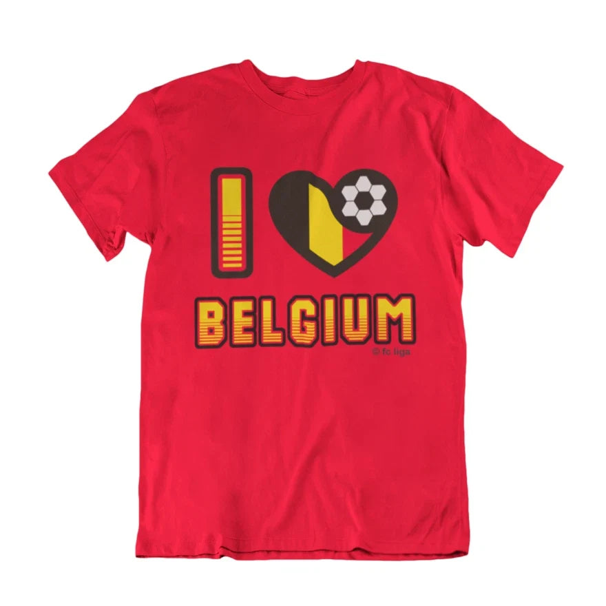 I LOVE BELGIUM Football World Cup 2026, Adults Kids Or Baby, World Cup Unisex