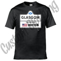 Glasgow Scotland Twinned Cities Boston 2026 Scottish World Cup USA /Tee Unisex
