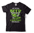 Camping Shirt Just Another Beer Drinker With Camping Problem Shirt Drinking Tee