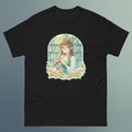 Anime Librarian Lady Book Lover Design G - Unisex Short Sleeve T-Shirt
