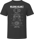 Welding Helmet Patent Blueprint Vintage Welder Gift T Shirt