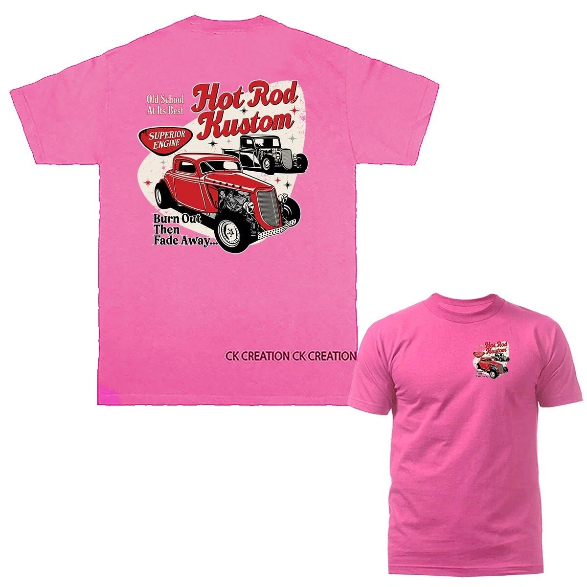 Hot Rod Kustom Classic Vintage Car Automobile Graphic Unisex