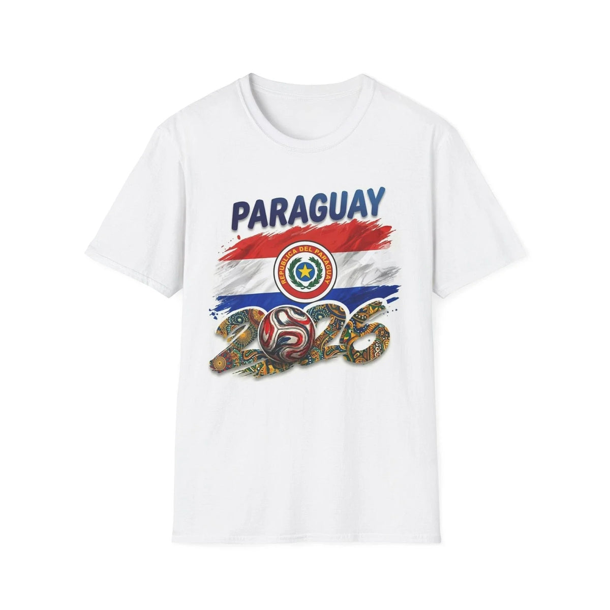 Paraguay Flag 2026 | Soccer World Cup Football Tee Unisex
