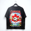 Canada World Cup 2026 Washed Maple Leaf Soccer Fan Tee Gift Unisex