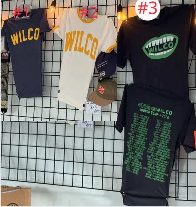 Wilco Shirt Evening With Wilco World Tour 2026 Concert Merch Reprint Unisex