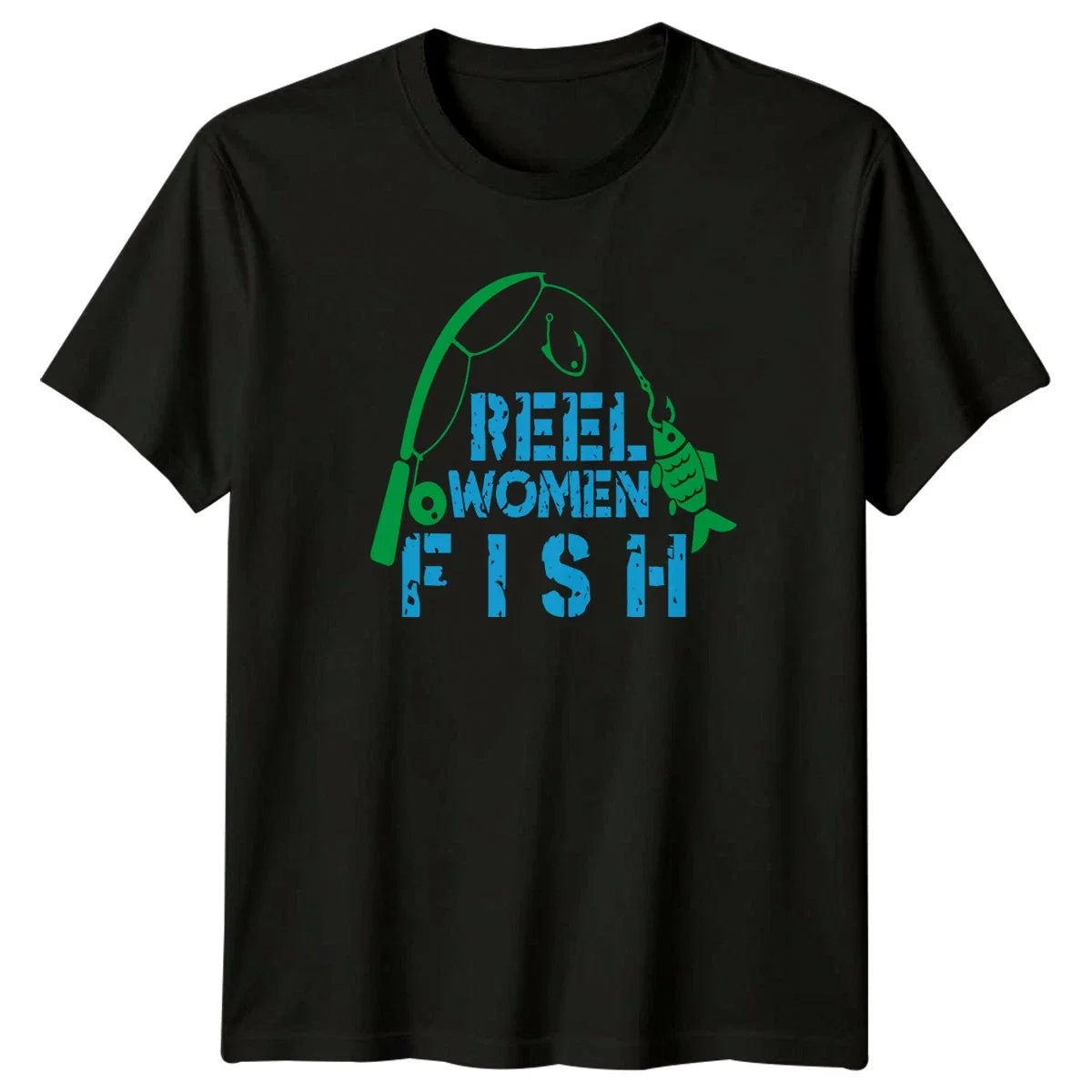 Reel Women Fish Womens Women Anglers Fishing Birthday Gift For Her Unisex